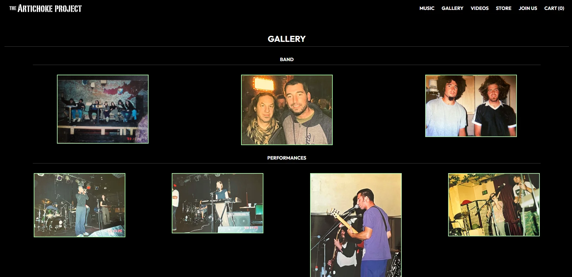 The Artichoke Project desktop gallery