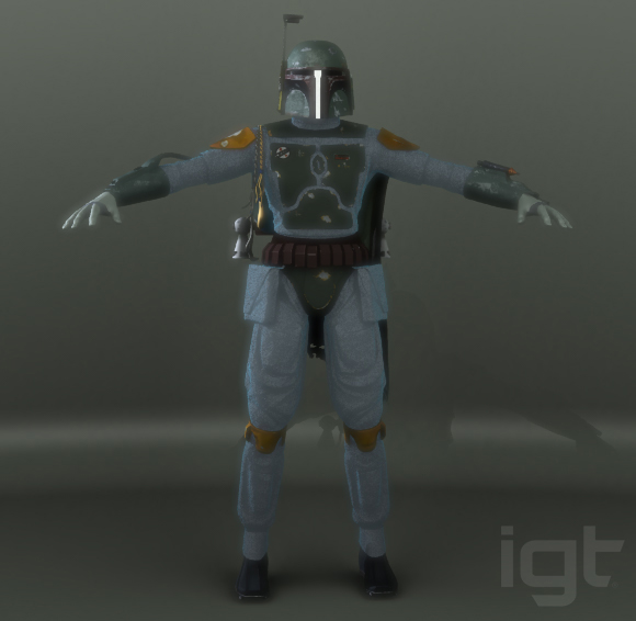 Armored character model