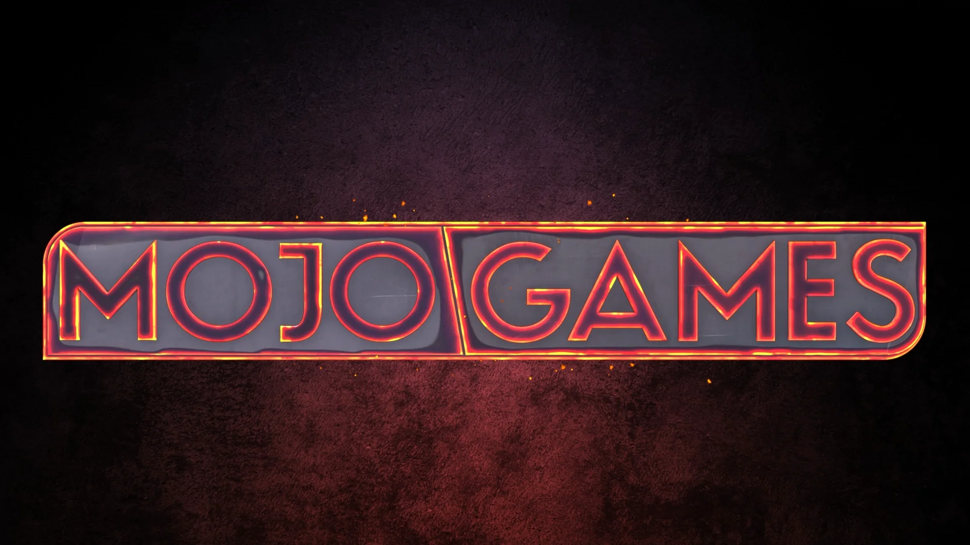 Mojo Games horizontal logo animation still