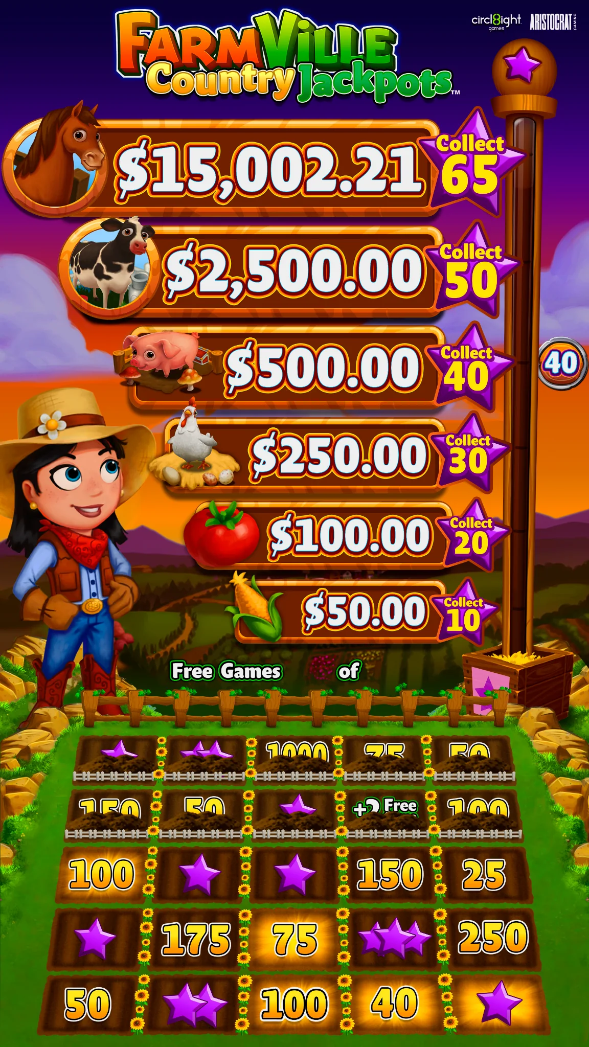 FarmVille Country Jackpots bonus game