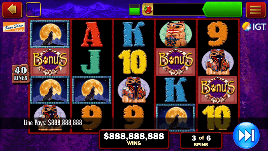 King Show bonus mobile slot