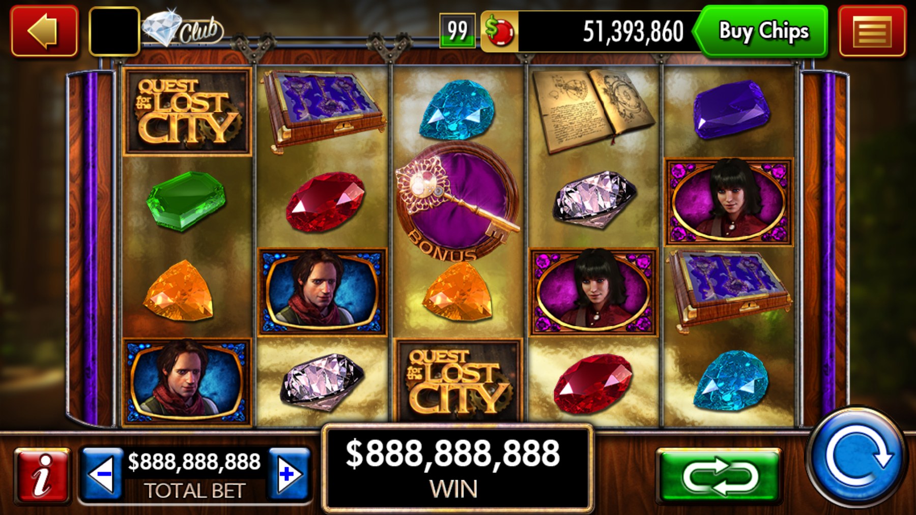 Mobile slot interface