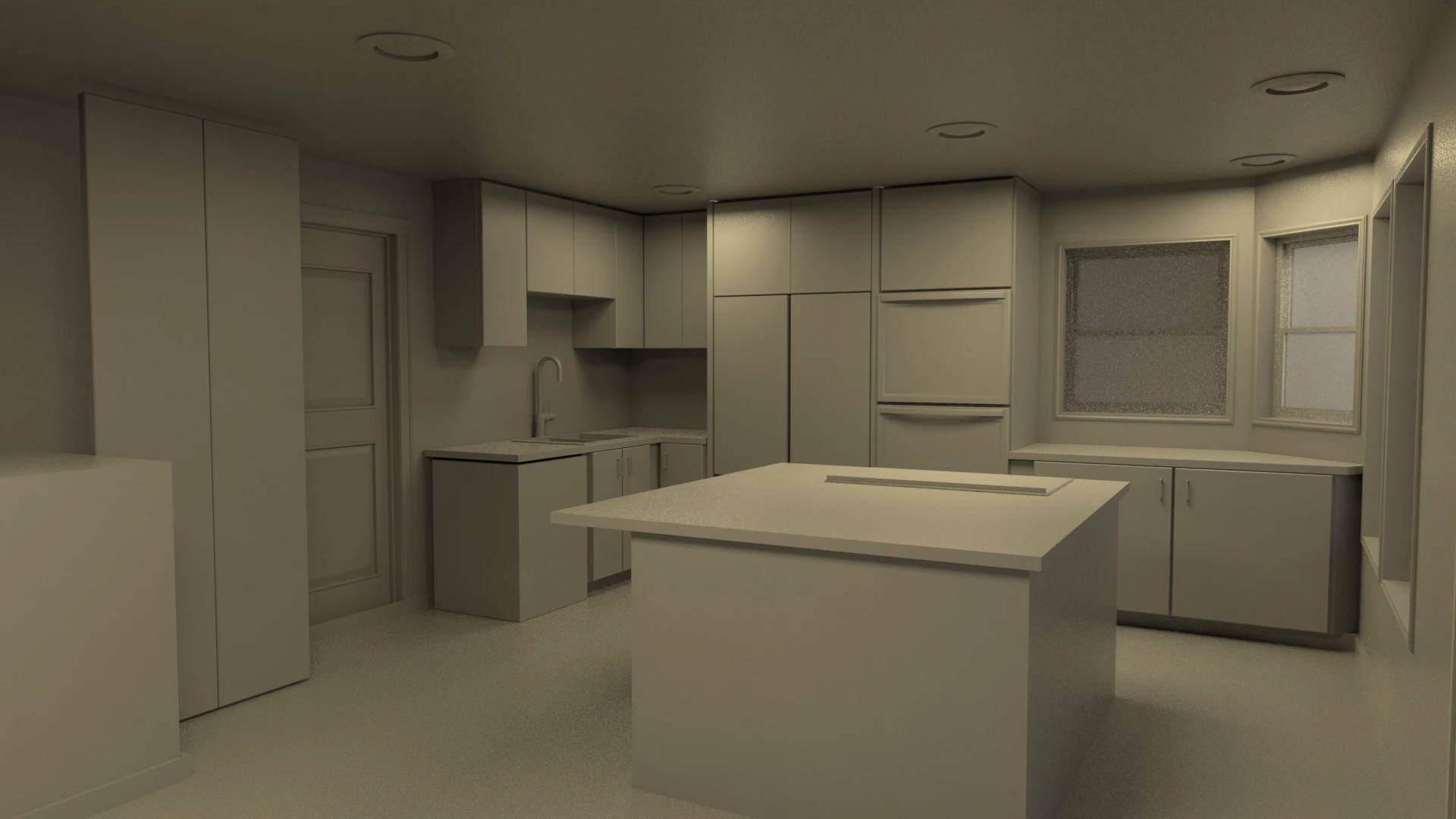 Whitley kitchen grayscale visualization study 01