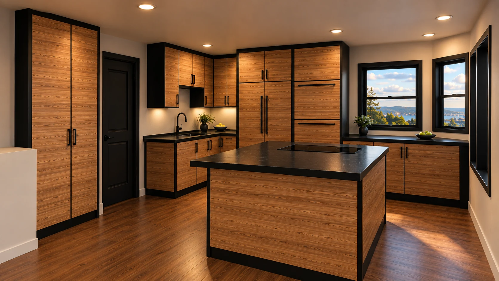 Whitley kitchen finished material visualization 01