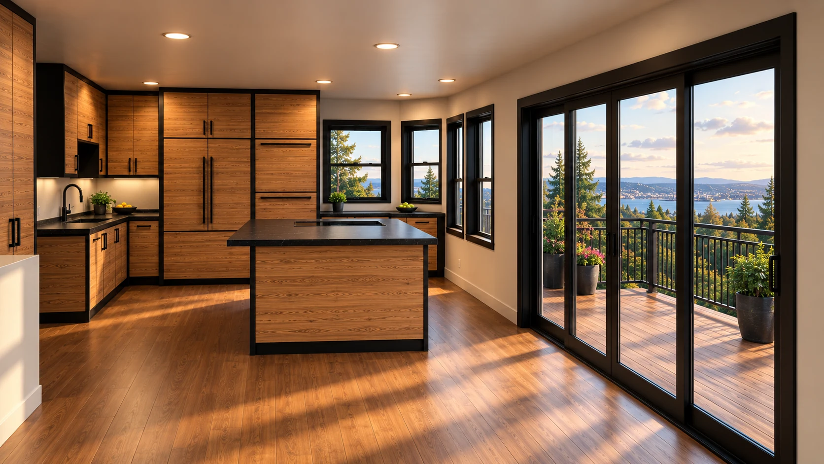 Whitley kitchen finished material visualization 02