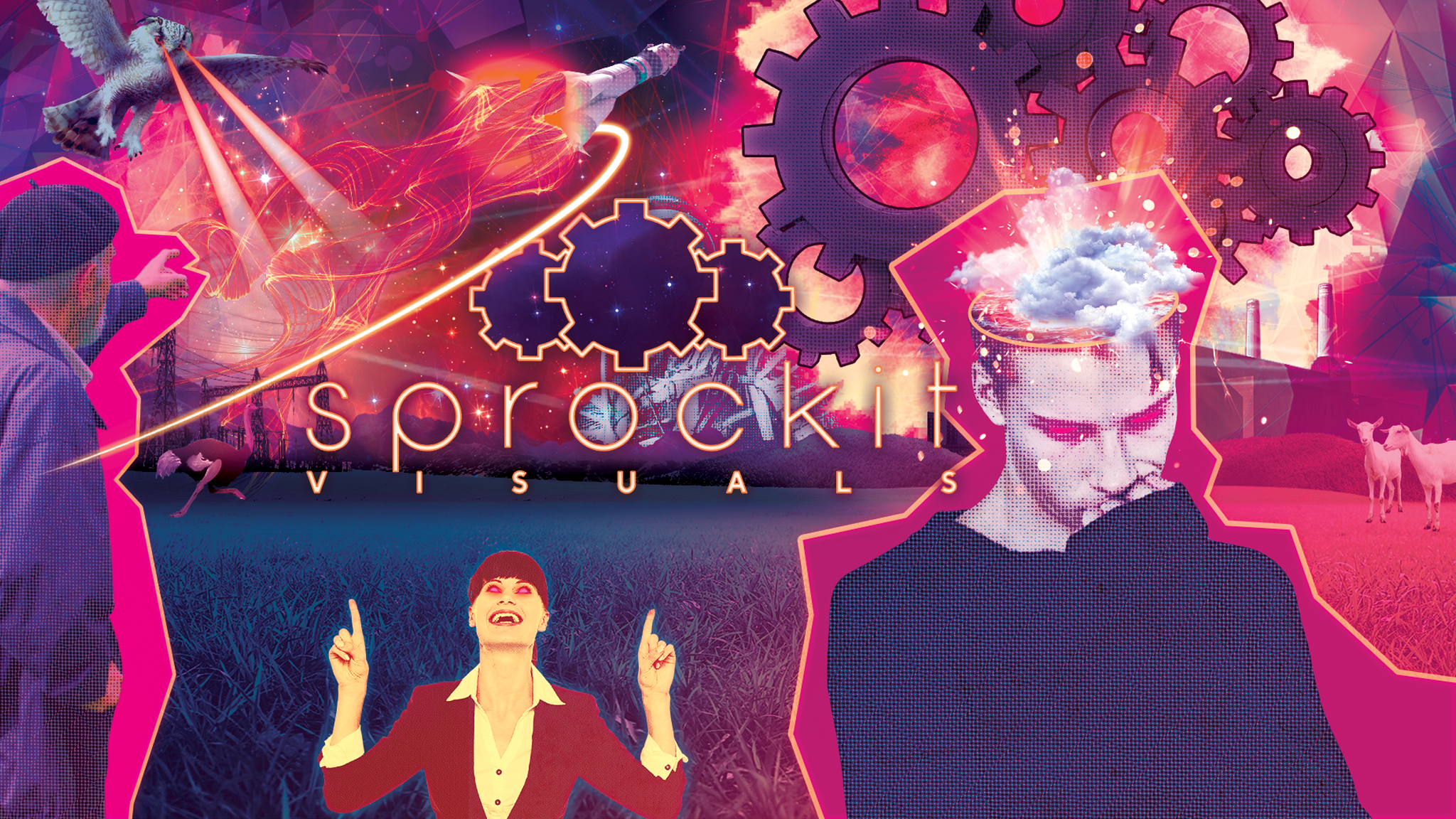 Sprocket Visuals collage artwork
