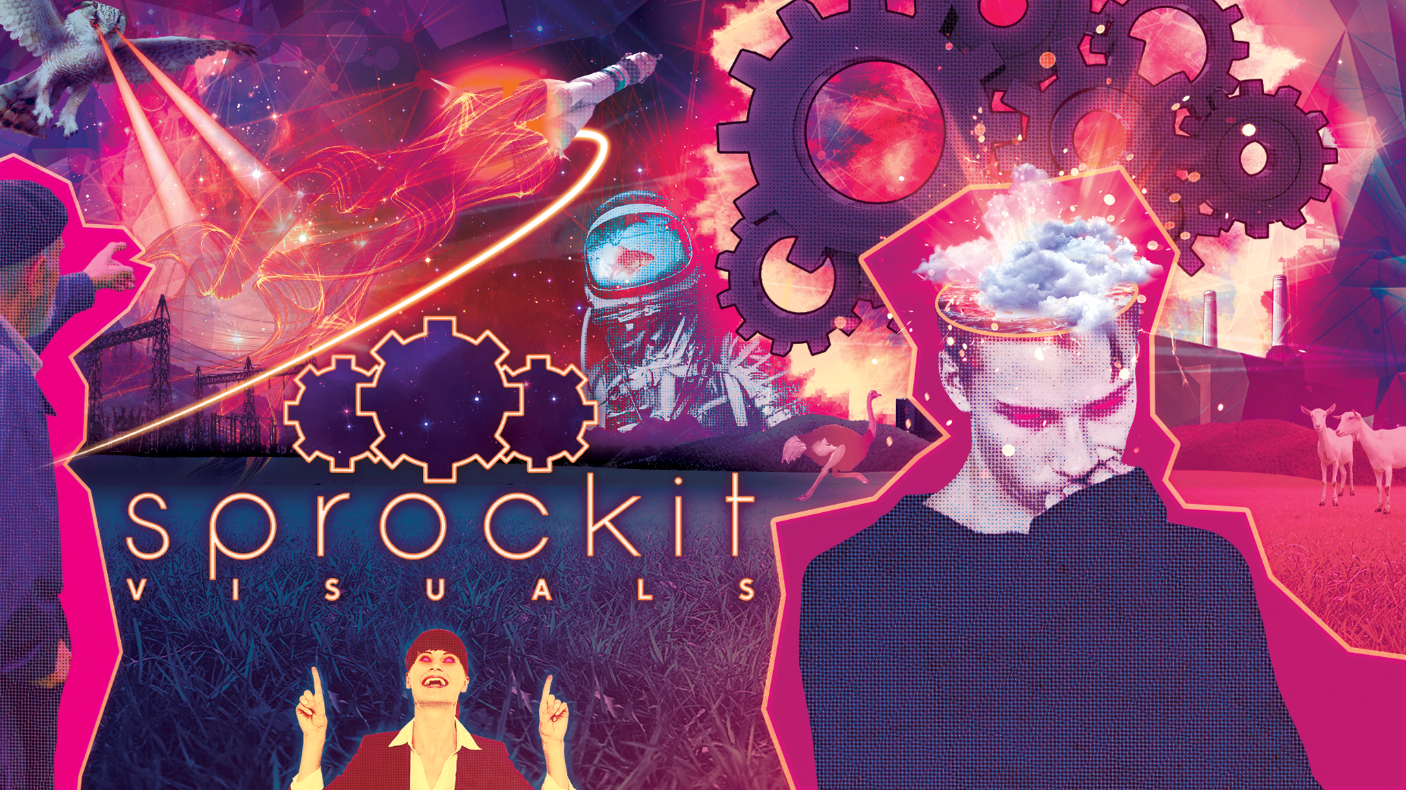 Alternate Sprocket Visuals collage artwork